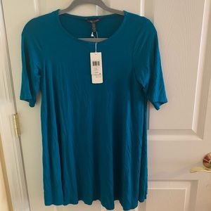 Eileen Fisher Turquoise Tunic size SP